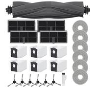 Accesorios de Recambios para Dreame L10s Pro Ultra Heat/L10s Ultra Gen 2/X30 Ultra/X40 Ultra, 6 Toallas, 6 Cepillos Laterales, 6 Bolsas de Vacío, 4 Filtros, 1 Cepillo Principal, 1 Cepillo Pequeño