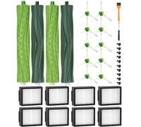 Accesorios de Recambios para iRobot Roomba Series E/I/J i7 i7+ j7 j7+ i3 i3+ i4 i4+ E5 E6 Aspiradora, Repuestos Compatibles con Roomba, 2 juegos de Cepillos Principales,8 Filtro,10 Cepillo Lateral