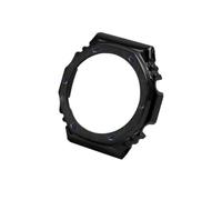 Accesorios de reloj aptos for Casio G-SHOCK GA-2100 correa de acero inoxidable caja de metal bisel GA2100 GA2110 GA-B2100 correa de reloj reacondicionada for hombres(Black case)