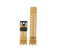 Accesorios de reloj aptos for Casio G-Shock serie GWG-2000 Mudmaster correa de goma de repuesto pulsera deportiva de resina resistente al agua for hombre(Beige black)