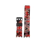 Accesorios de reloj aptos for Casio G-Shock serie GWG-2000 Mudmaster correa de goma de repuesto pulsera deportiva de resina resistente al agua for hombre(Camou red black)