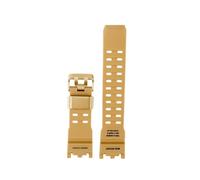 Accesorios de reloj aptos for Casio G-Shock serie GWG-2000 Mudmaster correa de goma de repuesto pulsera deportiva de resina resistente al agua for hombre(Beige gold)