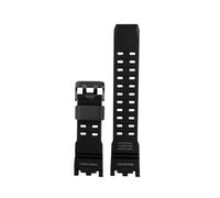 Accesorios de reloj aptos for Casio G-Shock serie GWG-2000 Mudmaster correa de goma de repuesto pulsera deportiva de resina resistente al agua for hombre(Black black)