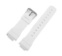 Accesorios de reloj compatibles con Casio G-Shock DW5600 DW6900 G5600 G5700 GW-M5610 GW-5000 GM5610 GWX5600 Correa silicona 16 mm(White Silver)