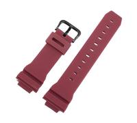 Accesorios de reloj compatibles con Casio G-Shock DW5600 DW6900 G5600 G5700 GW-M5610 GW-5000 GM5610 GWX5600 Correa silicona 16 mm(Red black)