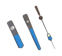 Accesorios de reloj modificados de color caramelo con puntero luminoso para movimiento NH35/NH36/4R, Azul caro, One Size