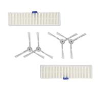 Accesorios de repuesto compatibles con filtros de robot aspirador Rowenta ZR740003 y cepillos laterales