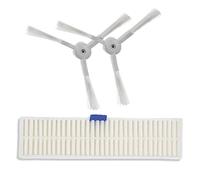 Accesorios de repuesto compatibles con filtros de robot aspirador Rowenta ZR740003 y cepillos laterales