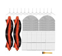 Accesorios de Repuesto, compatibles con Xiaomi Robot Vacuum S20 / D106, Cepillo Lateral de Cepillo Principal Premium, Filtro HEPA, paño de fregona y Bolsa for el Polvo(Blue)