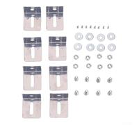 Accesorios de repuesto de tornillo de tubo de parrilla de barbacoa compatibles con quemadores de acero inoxidable para modelos 42203 42204 42205 (1 juego)