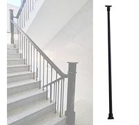 Accesorios De Repuesto Para Balaustres De Escalera De Alta Resistencia, Balaustres Redondos De Hierro Forjado Para Barandillas De Escalones, Escaleras Exteriores Y Edificios Comerciales, Color Negro,