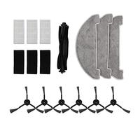 Accesorios de repuesto para barredoras Uoni V980 MAX PRO, piezas para la limpieza de suelos con reducción de polvo y alta absorción de agua, paños de fregona de textura suave para