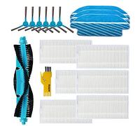 Accesorios de Repuesto para Cecotec Conga 2090 Robot Aspirador Cepillo Principal y Filtro y Cepillo Lateral y paño de fregona
