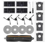 Accesorios de Repuesto para Dreame L10s Ultra Gen 3/X40 Ultra Complete/L40 Ultra/Mova P50 Pro Ultra Robot Aspirador, 1 TriCut Cepillo, 4 Filtros, 4 Cepillos Giratorios, 4 Paños de Fregado, 4 Bolsas