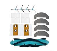 Accesorios de repuesto para Dreame Q8 Max, para MOVA E20 Plus, para MONSGA MS1 Max y para aspiradoras robot LIECTROUX M70 Pro con cepillo principal, 4 cepillos laterales, filtros HEPA, bolsas de polvo