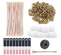 Accesorios de Repuesto para Zippo - Juego de Accesorios para encendedores de Gasolina, Kit de reparación de reemplazo de Encendedor Universal para Zippos y encendedores similares