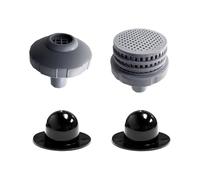 Accesorios de retorno de piscina, filtro compacto direccional de 32 mm | Boquillas en el suelo | para bomba de tierra, agua, natación, cubierta de vacío, patio al aire libre, jardín