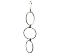 Accesorios de serpiente genéricos para tanque, serpiente terrarium Toys, PP Material, Swing Hoop Chain, Interactive Pet Playground for Reptil Amphibian Habitat, Home Indoor Enclosure, 4,5 x 16,5 in, 1