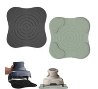 Accesorios de silicona antideslizantes compatibles con Ninja Crispi Air Fryer, 2 unidades protectores de cocina resistentes al calor, posavasos resistentes al aceite, accesorios para airfryer (negro