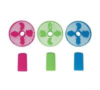 Accesorios de silicona para máquinas de granizado FS301, incluyendo cubiertas de mango que brillan en la oscuridad y bandejas de goteo, diseño antiderrame para un uso fiable y seguro