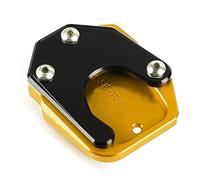 Accesorios de Soporte Accesorios De Almohadilla Placa Ampliación Soporte Lateral Motocicleta Aluminio CNC para Honda NC700D para Integra 2012 2013 2014 2015(Black-Gold)