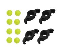 Accesorios de Soporte para Bicicleta de Interior - Portable Bike Stand Core Feet | Indoor Cycling Rocker Feet Adapters Wit | 4X Cycling Feet Adapters with 8 Pack Tennis Balls for Home Indoor