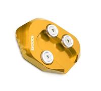 Accesorios de Soporte para CB1000R CB 1000R 2018 2019 2020 2021 2022 2023 Motocicleta CNC Kickstand Pie Soporte Lateral Extensión Pad Placa De Ampliar(Gold)