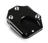 Accesorios de Soporte para Honda NC700D para Integra 2012 2013 2014 2015 CNC Pata De Cabra Soporte Lateral Extensión Placa Piezas Motor(Black-Black)