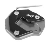 Accesorios de Soporte para Suzuki para Hayabusa GSX1300R GSX-R 1300 GSXR 2007-2021 Motocicleta CNC Kickstand Pie Soporte Lateral Extensión Pad Placa De Ampliar(Grey)
