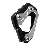 Accesorios de Soporte para Yamaha FZ-10 FZ10 2016-2018 2019 2020 2021 2022 2023 Motocicleta CNC Kickstand Pie Soporte Lateral Extensión Pad Placa De Ampliar(Grey)