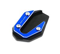 Accesorios de Soporte para Yamaha MT-03 MT 03 MT03 MT-25 R3 R25 2017-2021 Motocicleta CNC Kickstand Pie Lateral Extensión Placa De Soporte Agrandar(BLU)