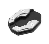 Accesorios de Soporte Soporte Lateral De Pie para Patinete para Yamaha NMAX155 XMAX300, Estacionamiento para Motocicleta, Pedal Placa Extensión(Silver)