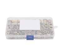 Accesorios de Sujetadores Remaches Tuerca Ciega Plana de Acero al Carbono, 160 Piezas - Alta Durabilidad, Caja de Almacenamiento, Uso en Automóviles y Electrónica