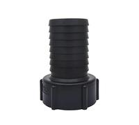 Accesorios de tanque IBC de 2 pulgadas con anillo de sellado, conector de grifo de tanque de agua apto para manguera de jardín de 50 mm de diámetro interior, piezas de válvula de repuesto (S60 x 6