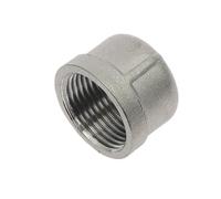 Accesorios de tapón de tubo de seda interior de acero inoxidable 304, 1/8 ", 1/4", 1/2 ", 3/4", 1 ", 4", adaptador de conector de sombrero de tuerca de tubo de hilo femenino(3")