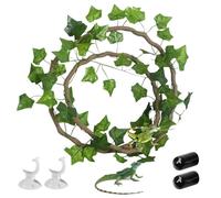 Accesorios de terrarios, Rama de escalada de reptiles de 3.28 pies de larga duración de vides de reptiles con ventas de 6.56 pies de 6.56 pies y tazas de succión decoración de escalada de reptiles re