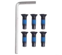 Accesorios de tornillo de cabeza delantera para scooter, kit de tornillos fijos para M-365 1S Pro Mi3 para Ninebot Max G30/ES Series, 6 tornillos y 1 llave hexagonal