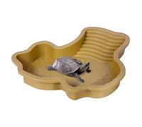 Accesorios de Tortugas - Terrario de Agua de terrario | Reptiles de aua de aua | Piscina de baño de Tortuga con rampa | Accesorios Resistentes a la Piscina de baño | Cuenca de Agua de Tortugas para
