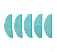 Accesorios de trapeador de 5 unidades para Conga 8090 para Ultra / 9090 AI Robot Aspirador Almohadillas de limpieza reutilizables para derrames y desastres diarios