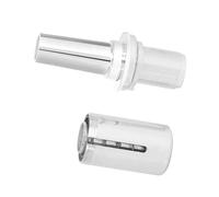 Accesorios De Trompa Tren de respiración de trompa, válvulas reductoras de presión correctas, piezas correctoras de boca de bocina (Color : Silver)