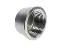 Accesorios de tubería de agua de acero inoxidable SS304, tuerca hexagonal/tapa de tubo/tapón 1/8 "1/4" 3/8" 1/2" 3/4" 1" 1-1/4" 1-1/2" rosca BSP(1-1/4")