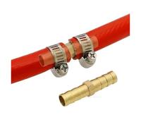 Accesorios de tubería de latón con espiga 3-25mm 6mm 4mm 8mm 10mm latón 2 vías reductor recto espiga for manguera tubo de púas reductor conector acoplador de cobre adaptador(10mm-16mm)