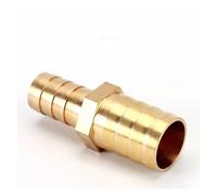 Accesorios de tubería de púas de latón de 2 vías, junta de pagoda, conector recto reductor/de igual diámetro, gancho de manguera, diámetro exterior 2,5 3 4 5 6 8 10 12 14 16-32 mm(22mm - 22mm)
