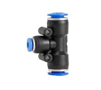 Accesorios de tubería Junta neumática de plástico Propulsión rápida Conexión de aire y agua Conexión 4 6 mm 8 mm 10 mm 12 mm 14 mm 16 mm T(PEG 12-16,10PCS)