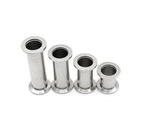 Accesorios de tubería recta de vacío de acero inoxidable 304 KF16 KF25 KF40 KF50 Longitud 40 50 60 80 100 120 150 180 200 mm(KF16,40mm)