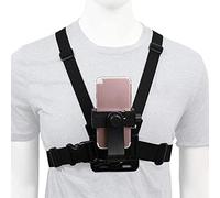 Accesorios de Uso, Correa de Arnés de Pecho para Teléfono Móvil con Soporte para Teléfono para Transmisión en Vivo, Ciclismo Al Aire Libre, Correa de Arnés Ajustable para