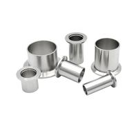 Accesorios de vacío de acero inoxidable SS304, brida de soldadura, junta de brida de vacío KF10 KF16 KF25 KF40 KF50, longitud 20 30 40 50mm(KF50(OD54-ID50),Length 40mm)