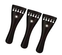 accesorios de violín para principiantes 3 uds 5 cuerdas 4/4 pieza de cola de violín ébano pieza de cola de violín incrustaciones de ojo de París instrumentos de violín DIY Instrumento de violín para p