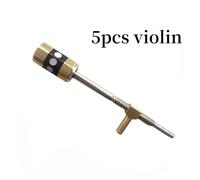 accesorios de violín para principiantes 5 uds 4/4 3/4 arco de violín rana tornillos ajustables accesorios de piezas de violín Instrumento de violín para principiantes(5pcs-E)