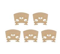 accesorios de violín para principiantes Madera de arce 5 unids/set puentes de violín violín para 4/4 1/4 1/8 1/2 3/4 accesorios de instrumentos de tamaño Instrumento de violín para principiantes(D)